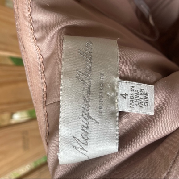 BHLDN Bridesmaids Dress Dusty Rose - Monique Lhuillier designer - Picture 6 of 6